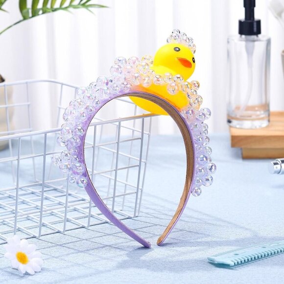 Halloween Headband Cosplay Accessory Funny Duck Soap Bubble Theme